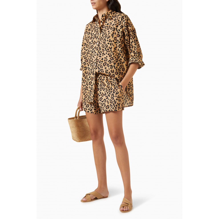 It's Now Cool - The Vacay Leopard-print Shirt