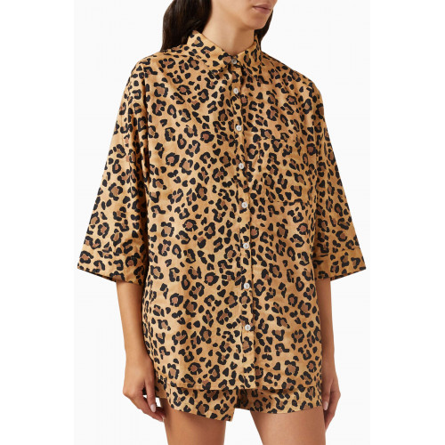 It's Now Cool - The Vacay Leopard-print Shirt