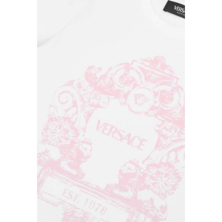 Versace - Logo Cartouche T-shirt in Cotton