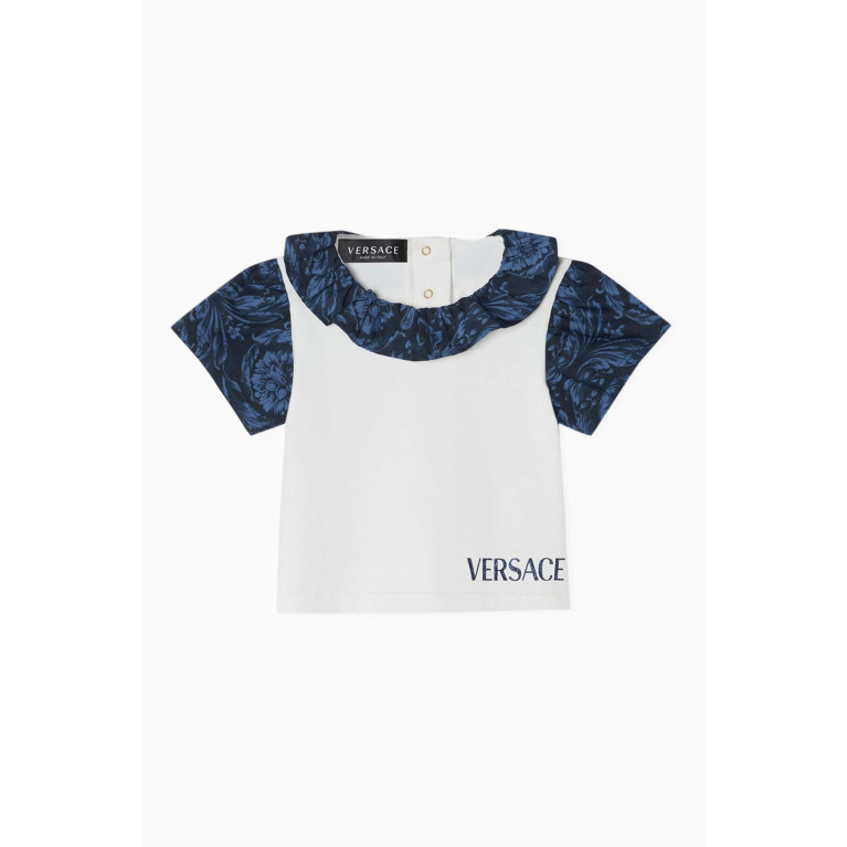 Versace - Barocco Baby T-shirt in Cotton