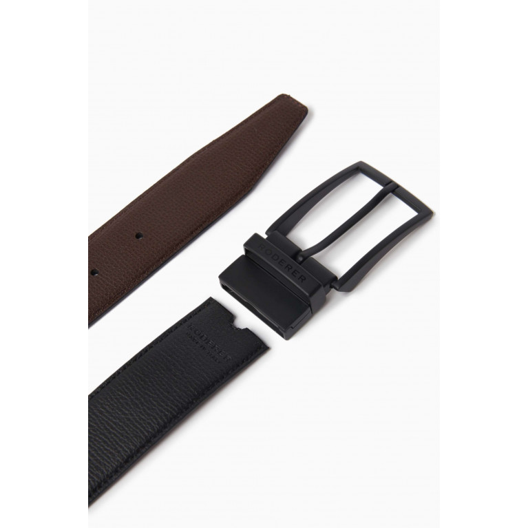 Roderer - Maestro Reversible Belt in Italian Leather