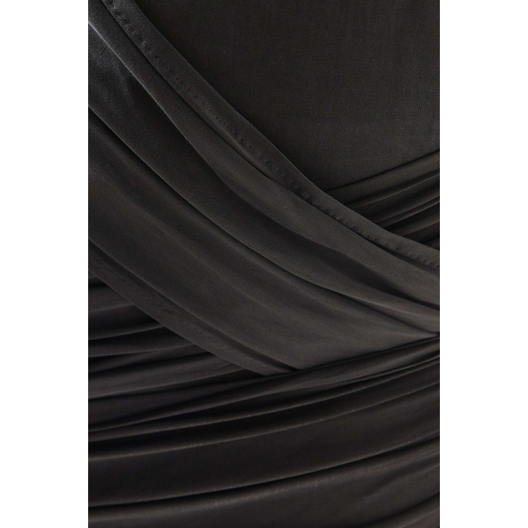 Gauge81 - Kores Draped Mini Dress in Viscose-jersey