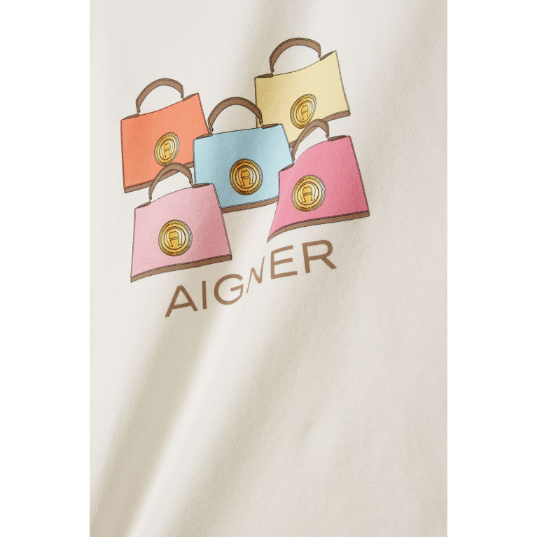 AIGNER - Flared-sleeve T-shirt in Cotton-jersey