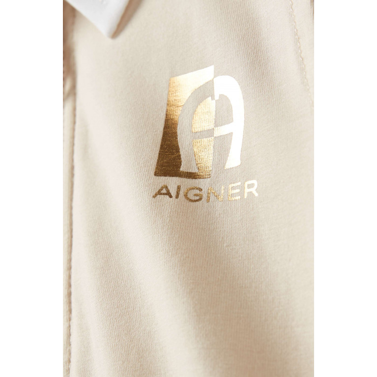 AIGNER - Frill Dress in Cotton Blend