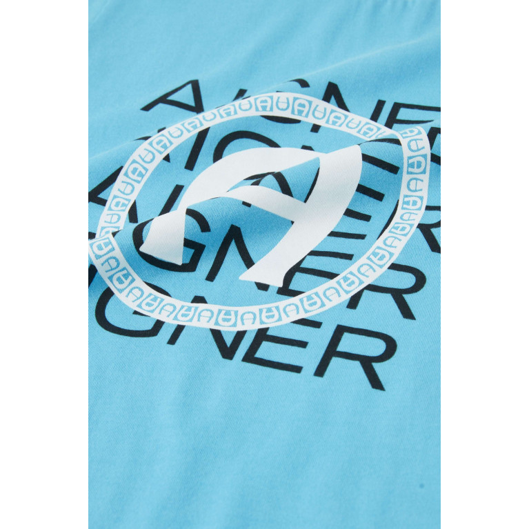 AIGNER - Bold Logo-print T-shirt in Cotton-jersey