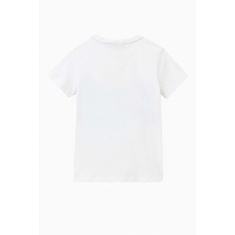 AIGNER - Logo Print T-Shirt in Cotton White