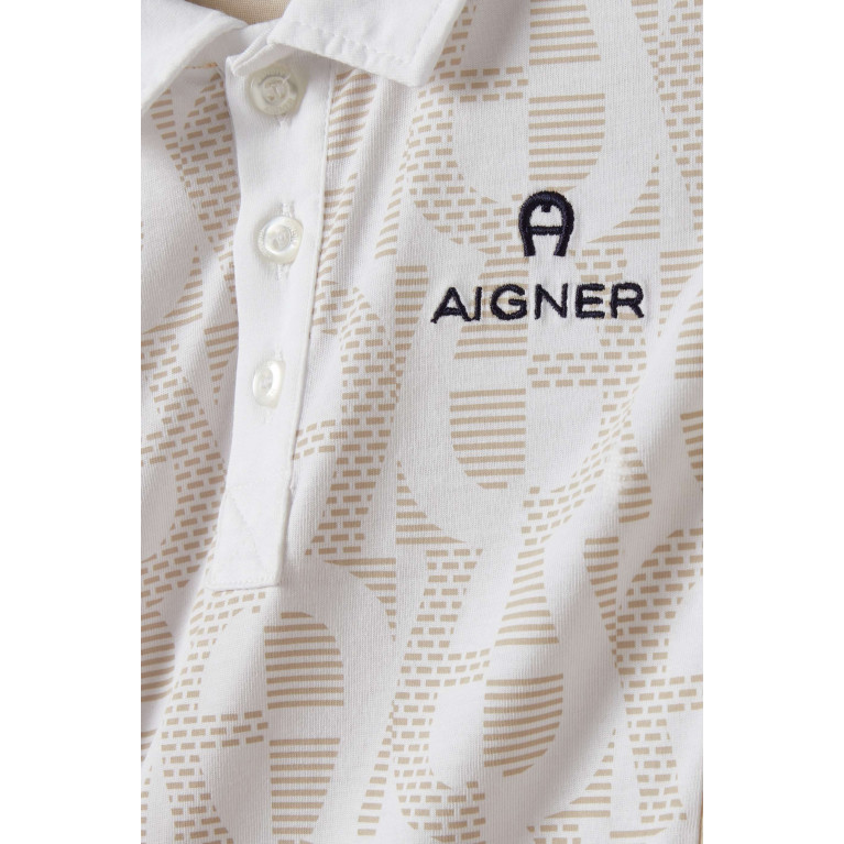 AIGNER - Logo Polo Shirt in Jersey