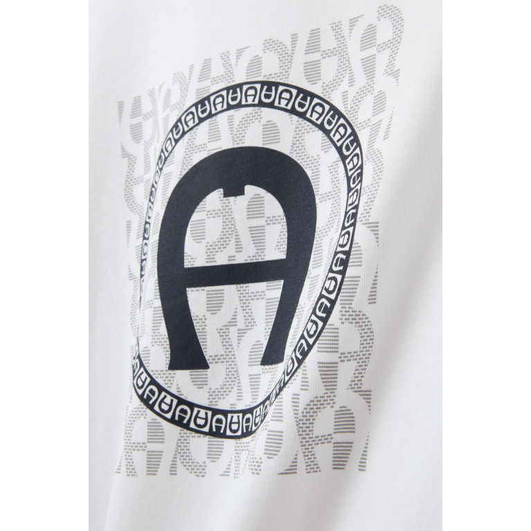 AIGNER - Graphic Logo-print T-shirt in Cotton-jersey