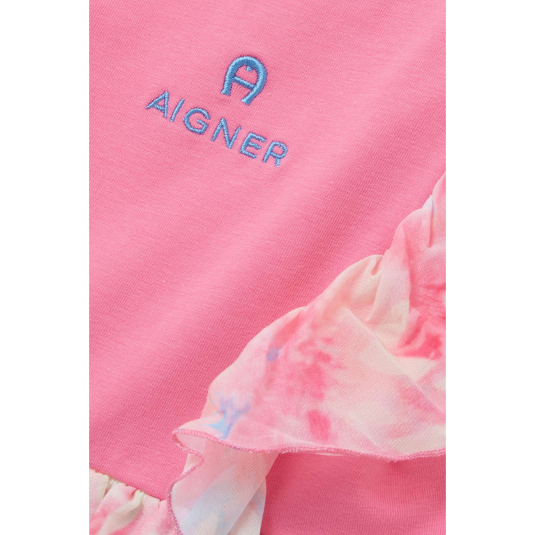 AIGNER - Floral-print Dress in Cotton-jersey
