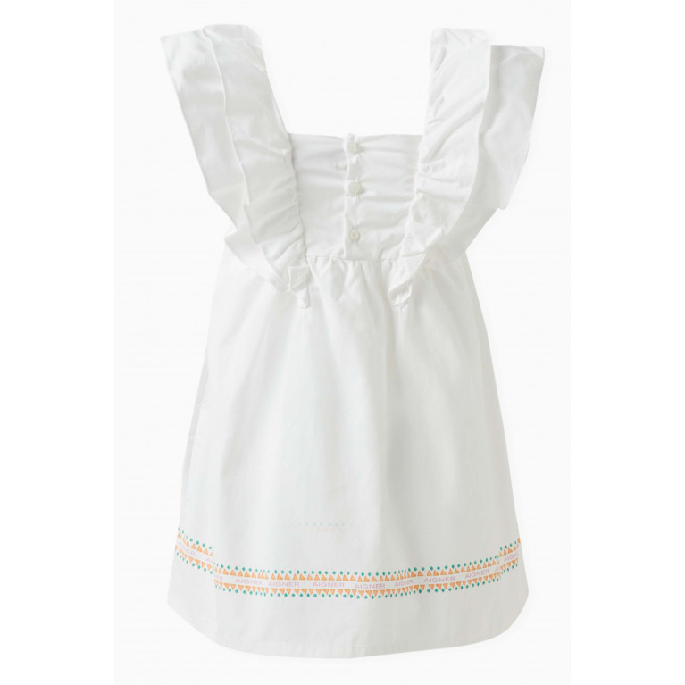 AIGNER - Frill Dress in Cotton