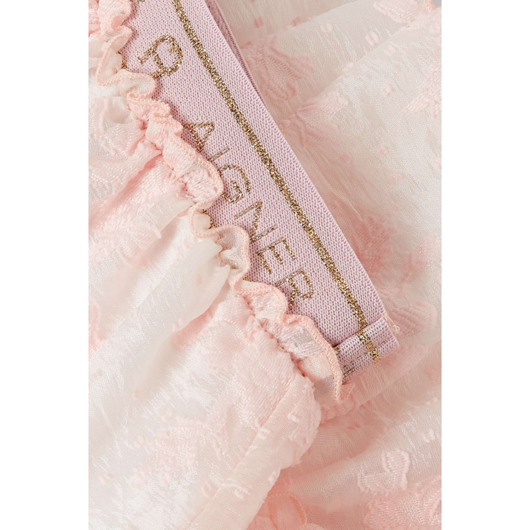 AIGNER - Floral Skirt in Organza Pink