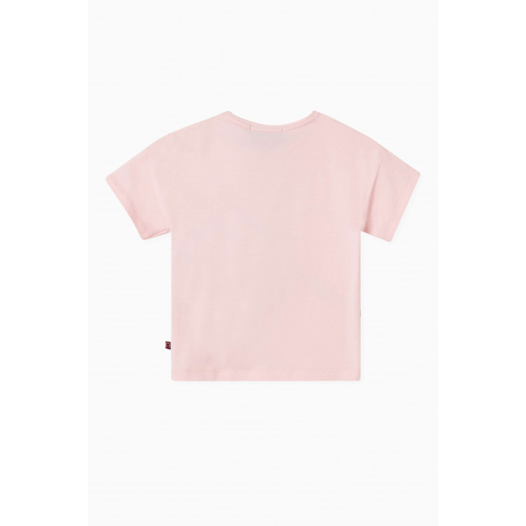 AIGNER - Bag-print T-shirt in Cotton-jersey Pink