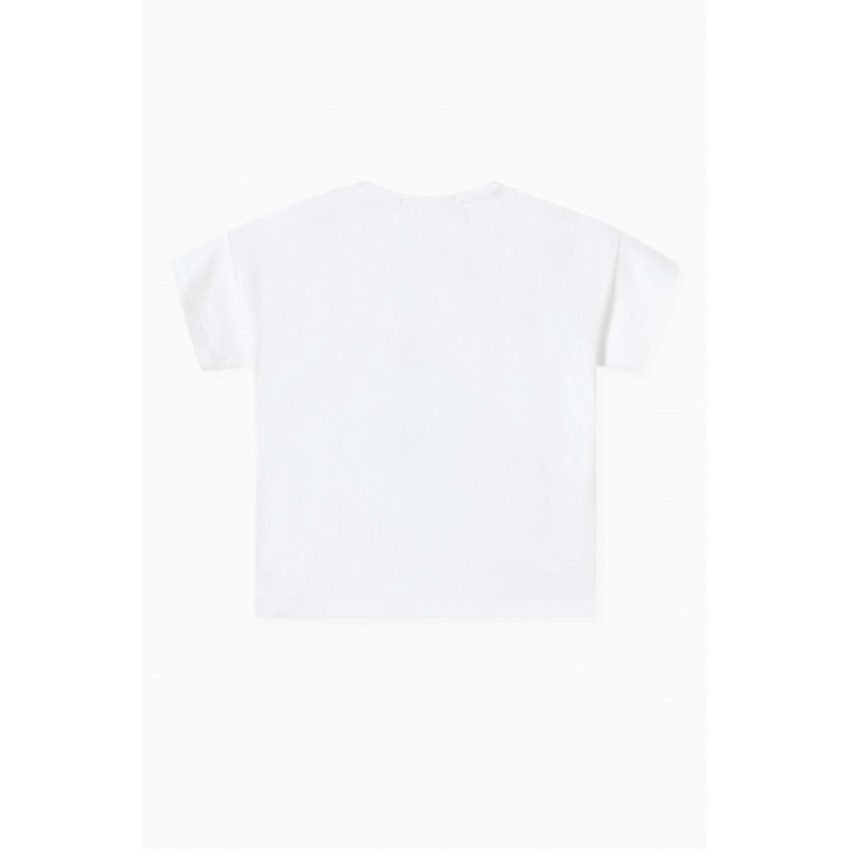 AIGNER - Bag-print T-shirt in Cotton-jersey White