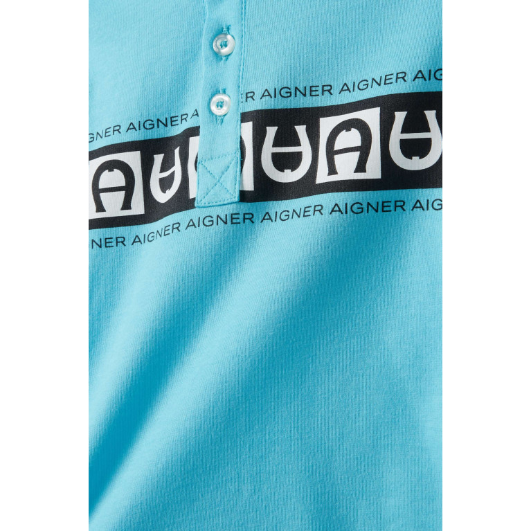 AIGNER - Logo Polo Shirt in Cotton