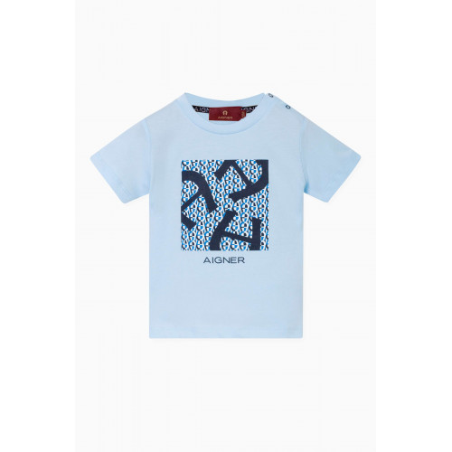 AIGNER - Graphic Logo-print T-shirt in Cotton-jersey