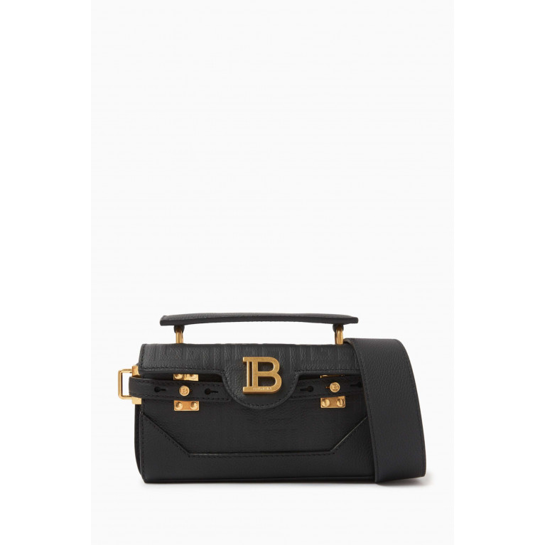 Balmain - B-Buzz 19 Baguette Bag in Grained Leather