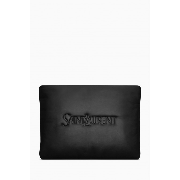 Saint Laurent - Large Puffy Pouch in Lambskin