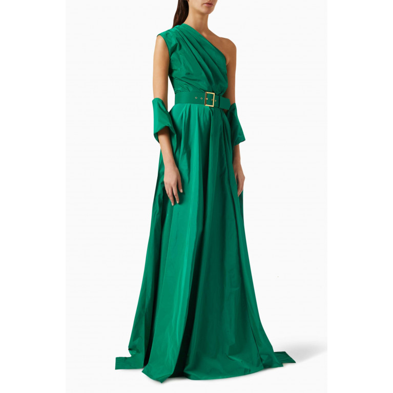 Rhea Costa - Leen Asymmetric Gown in Tafetta
