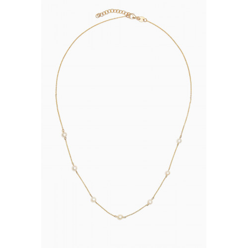 Damas - Kiku Pearl Necklace in 18kt Gold