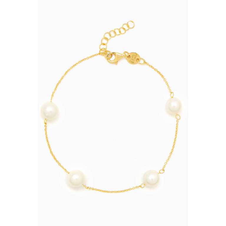 Damas - Kiku Pearl Bracelet in 18kt Gold