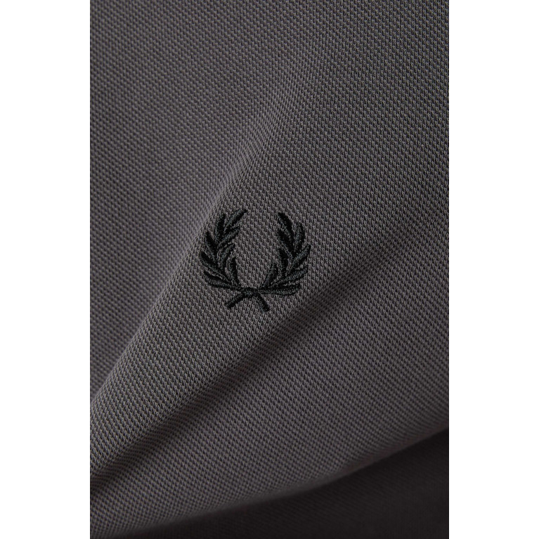 Fred Perry - Back Graphic Logo Polo Shirt in Cotton-piqué