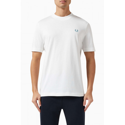 Fred Perry - Rave Graphic Logo T-shirt in Cotton Jersey