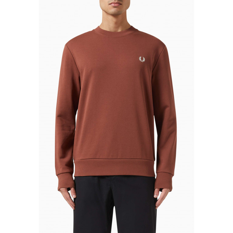 Fred Perry - Rave Graphic Sweatshirt in Cotton-terry
