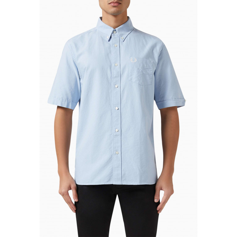 Fred Perry - Oxford Shirt in Cotton-poplin