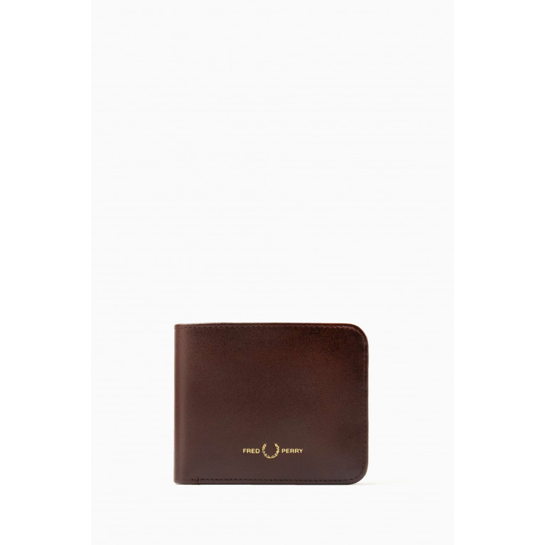 Fred Perry - Billfold Wallet in Burnished Leather
