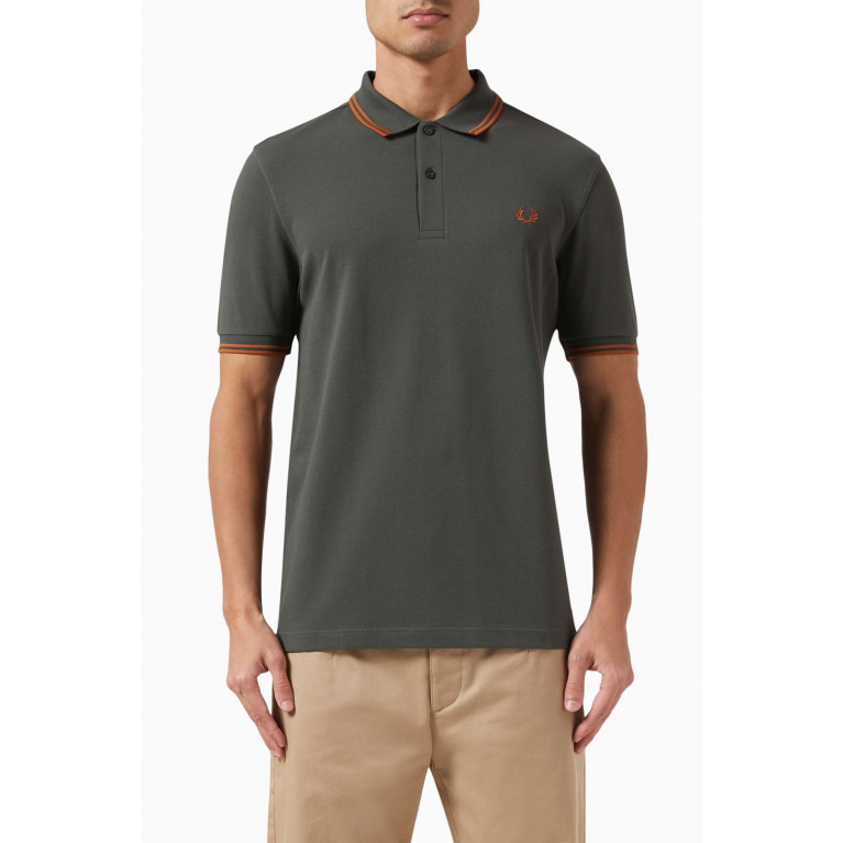 Fred Perry - M3600 Twin Tipped Polo Shirt in Cotton-piqué