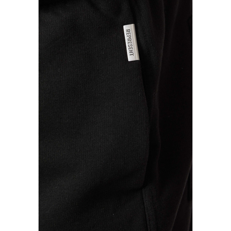 Represent - Screen Print Sweatpants in Cotton Black