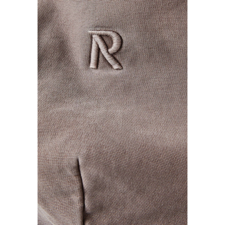 Represent - Initial Zip-up Hoodie in Cotton Grey