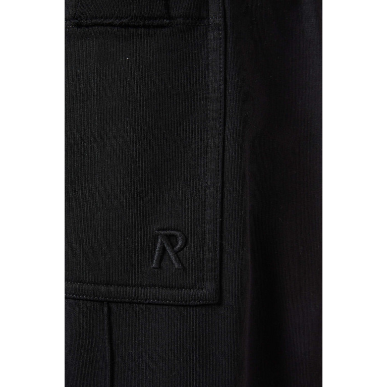 Represent - Initial Sweatpants in Cotton Black