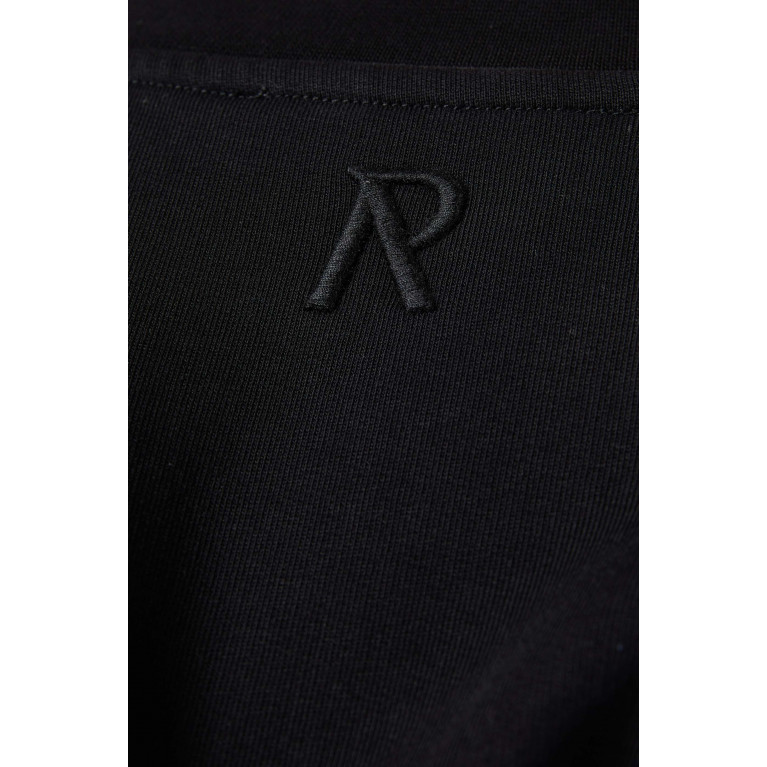 Represent - Initial Sweatshirt in Cotton Black