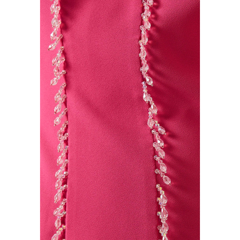 Senna - Milera Beaded Maxi Dress Pink