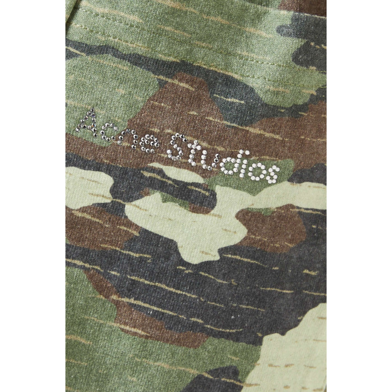 Acne Studios - Camouflage Sweatpants in Jersey Green