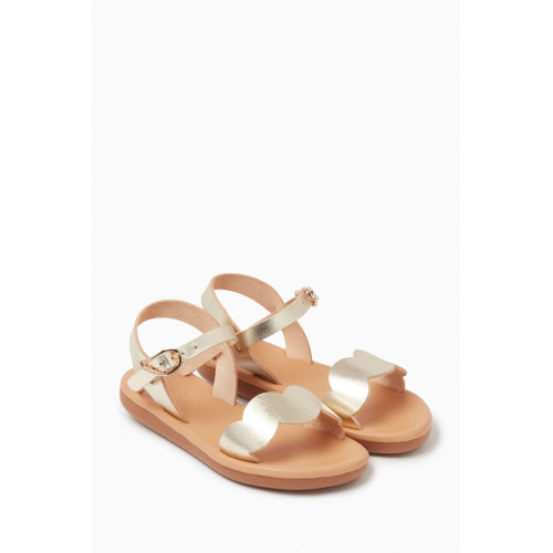 Ancient Greek Sandals - Little Ostrako Soft Sandals in Leather
