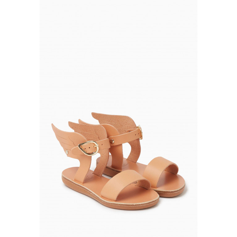 Ancient Greek Sandals - Little Electra Soft Sandals in Leather Neutral