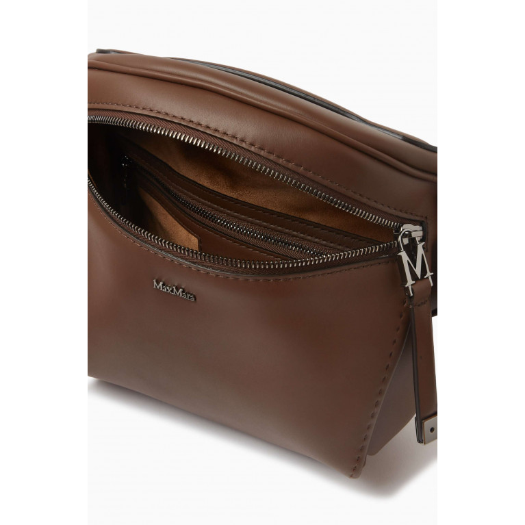 Max Mara - Large Archetipo Belt Bag in Plongé Calfskin Leather