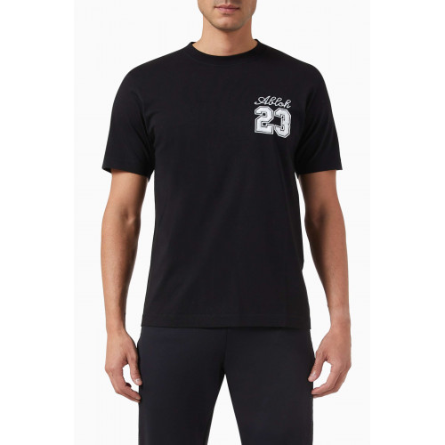 Off-White - 23 Logo T-Shirt in Cotton Black