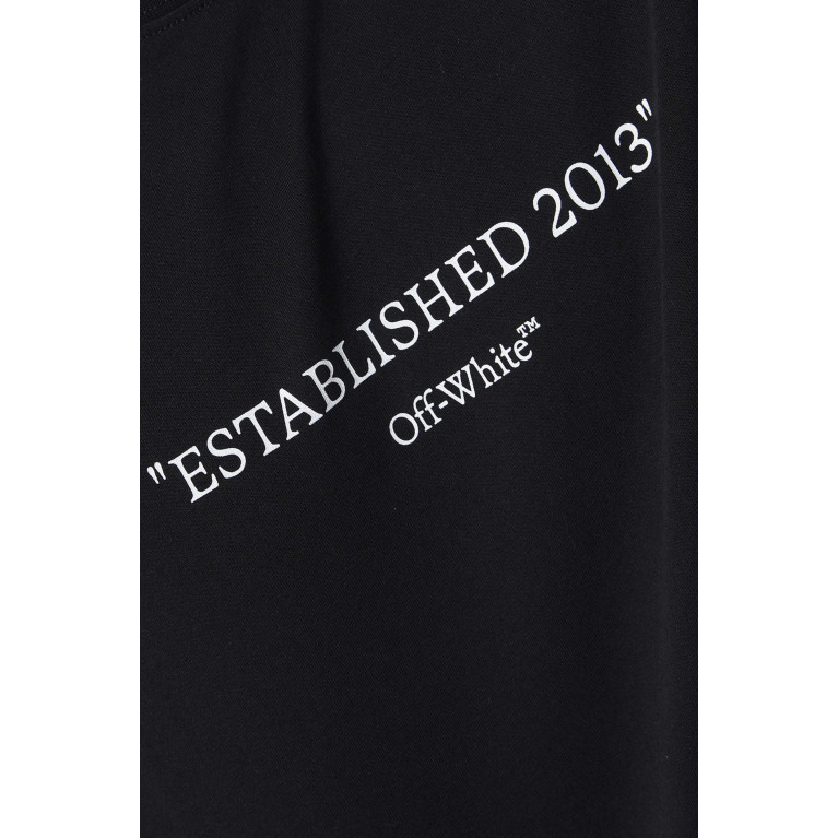 Off-White - Est 2013 Skate T-Shirt in Cotton Black