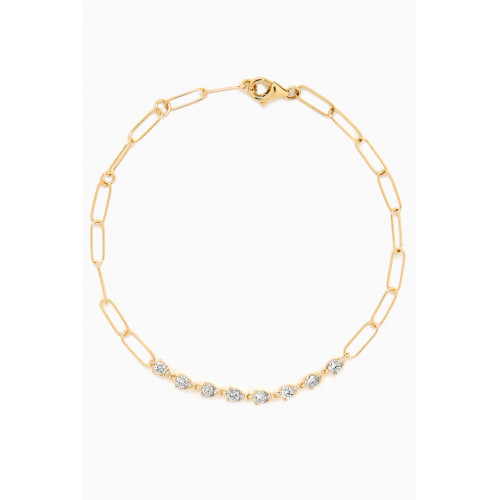 STONE AND STRAND - Perfect Pear Diamond Bracelet in 10kt Gold