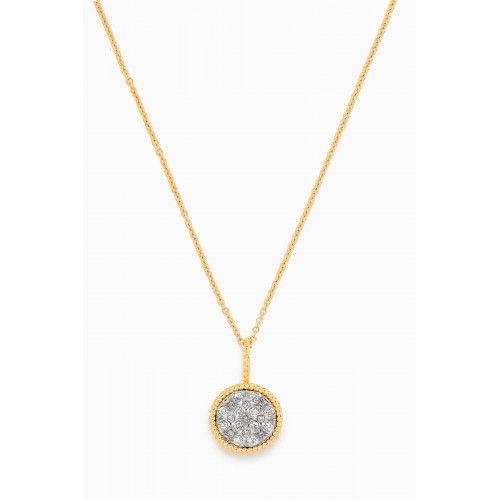 STONE AND STRAND - Diamond Plate Pendant Necklace in 10kt Gold
