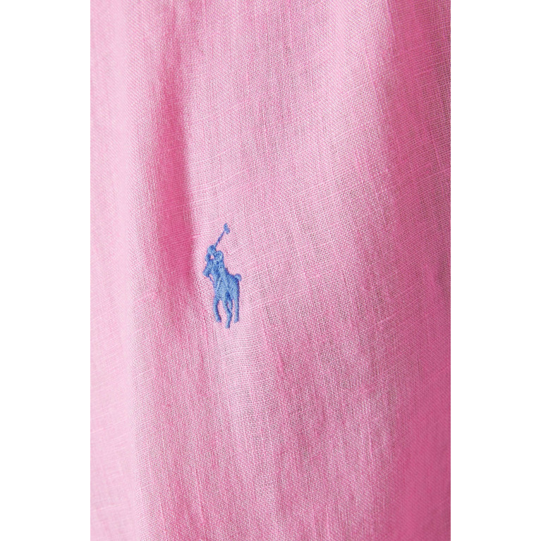 Polo Ralph Lauren - Logo-embroidered shirt in Linen