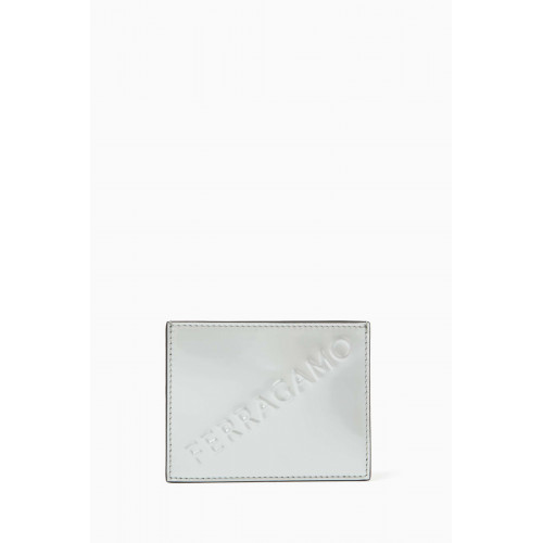 Ferragamo - 3D Logo Card Holder in Laminated Leather