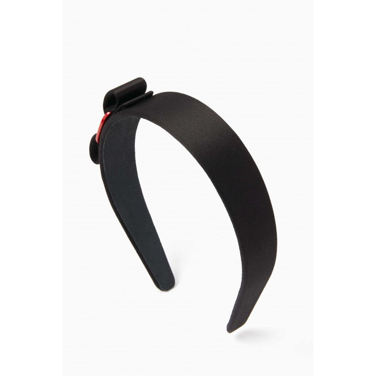 Ferragamo - Bi-colour Headband in Satin & Plastic
