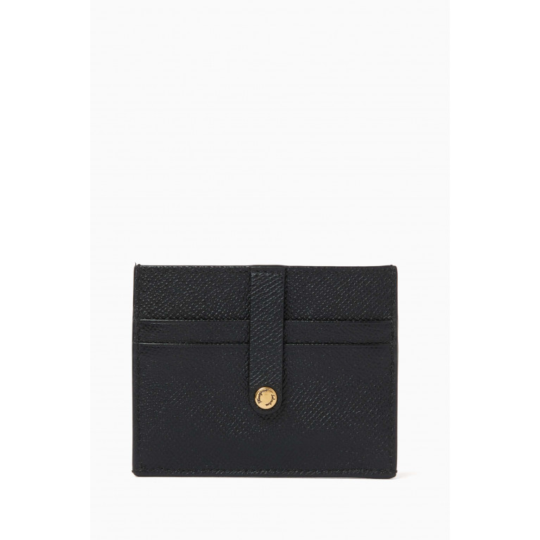 Ferragamo - Gancini Card Holder in Soft Leather