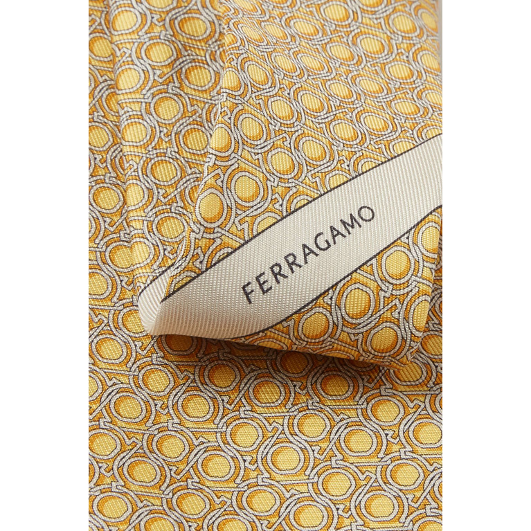 Ferragamo - Gancini Tie in Silk Jacquard