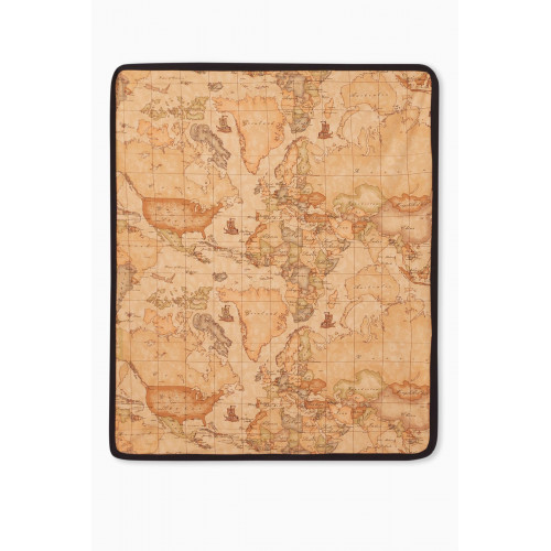 Alviero Martini - Geo Map Blanket in Cotton