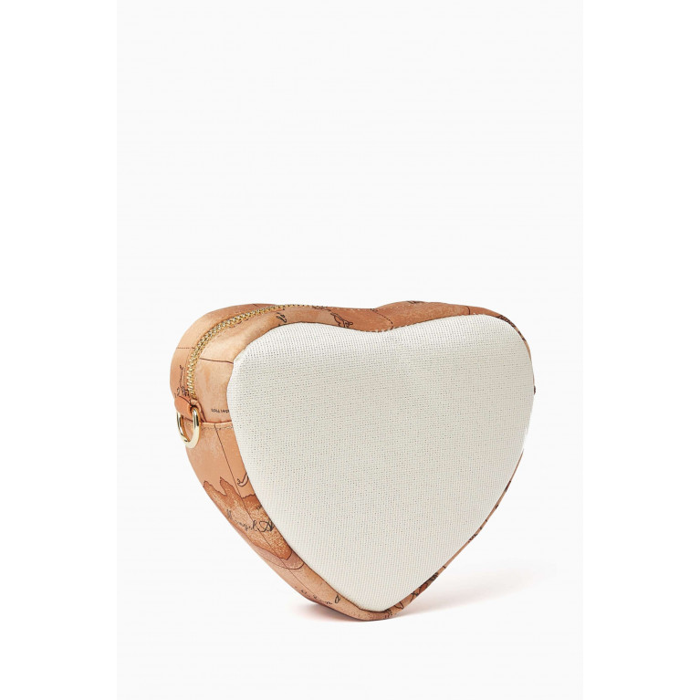Alviero Martini - Logo Heart Bag in Cotton Gold